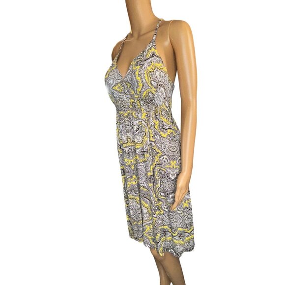 International Concepts Womens Paisley Print Handkerchief Dress Size L Boho Lagen - Picture 2 of 10